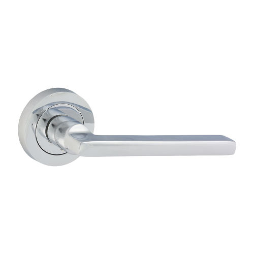 TIMCO Polished Chrome Radmore Lever On Rose Handles