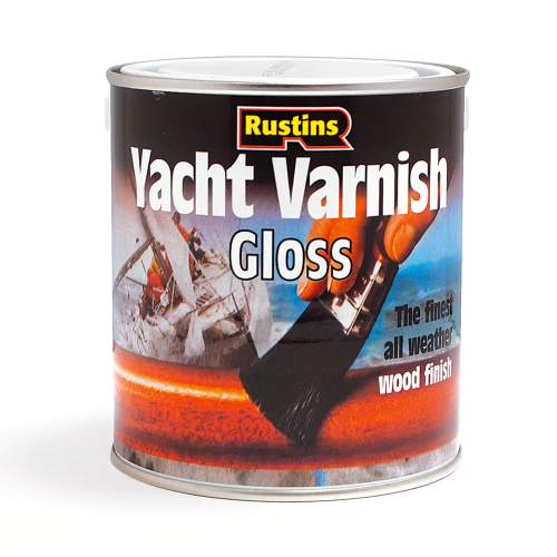 Rustins Yacht Gloss Clear Varnish, 500ml-2.5L