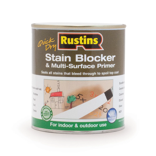 Rustins 500ml Quick Dry Stain Blocker & Multi-Surface Primer