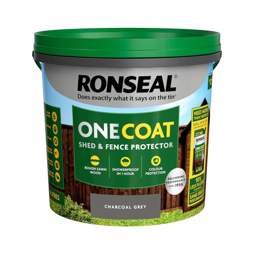 Ronseal 5L One Coat Shed & Fence Protector Tub