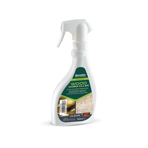 Barrettine 500ml Clear Premier Wood Worm Killer