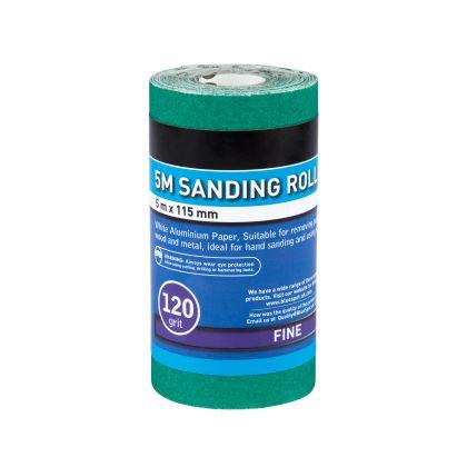 Blue Spot 5MTR 115mm 120 Grit Sanding Roll