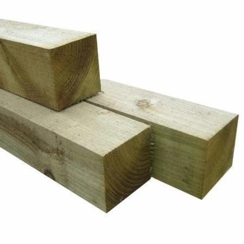 150x150mm (6 inch) Fence Post Sawn & Treated Softwood