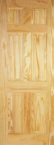1981x610x35mm LPD 6 Panel Internal Clear Pine (CP6P24)