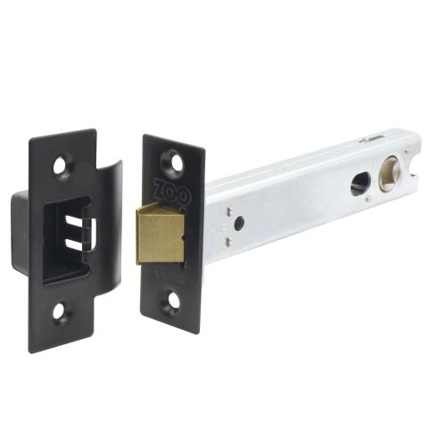 2x2x2mm LPD Ironmongery Manhattan Tubular Latch Matt Black (HARDBLOCKLAT)