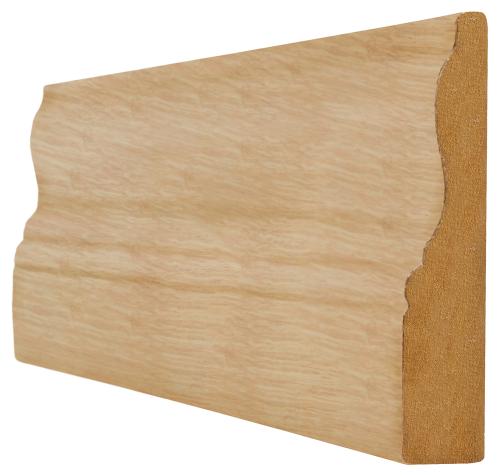 3000x148x18mm LPD Oak Unfinished Skirting Ferrol (OAKFESKI18146)