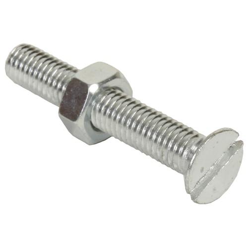 GUTTER BOLT & NUT BZP (PACK OF 10) M6x50 B4GBZ06050