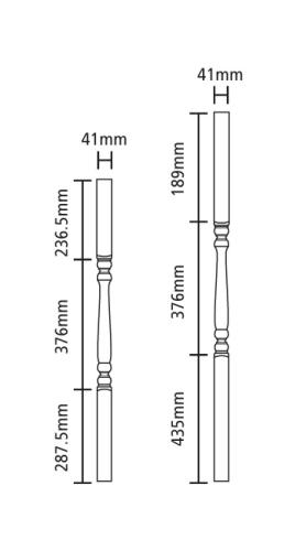 Pine Colonial Spindle 41x900mm (RB/CS090PU) - Buy Your Timber Online with Nottage Timber Merchants - Serving South Wales Since 1964