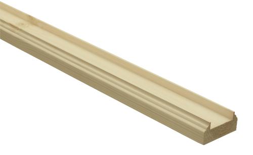 Pine TM Baserail (for 41mm Spindles) 4.2m 28x63mm (RB/BR4200/41PS)