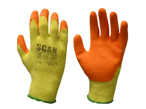 Scan Knitshell Latex Palm Gloves - XL (Size 10)