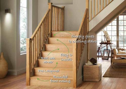 Stair Klad Oak Tread Extension 200x1220mmx13mm (CM/SCT13-0) - Buy Your Timber Online with Nottage Timber Merchants - Serving South Wales Since 1964