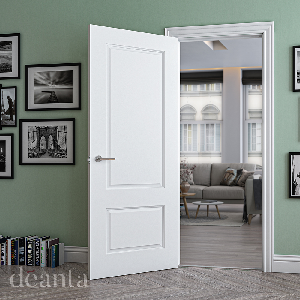 White Primed Doors