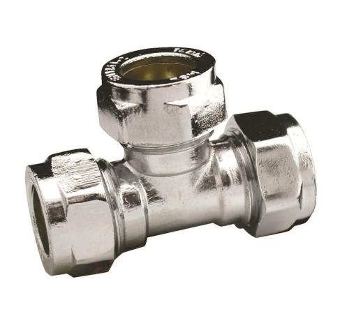 15MM EQUAL TEE CP