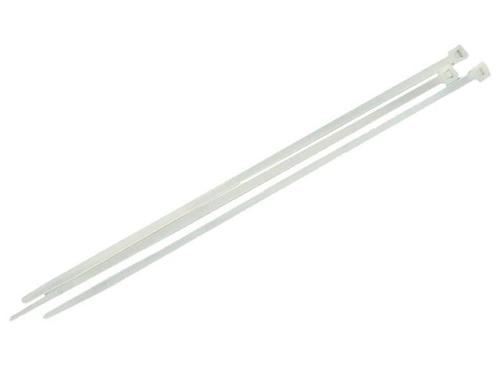 FAICT250W Cable Ties White 4.8 x 250mm (Pack 100)