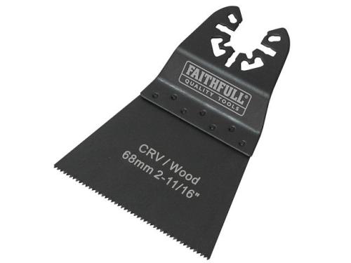 FAIMFW68B Multi-Function Tool CrV Flush Cut Wood Blade Side Set 68mm (Pack 5)