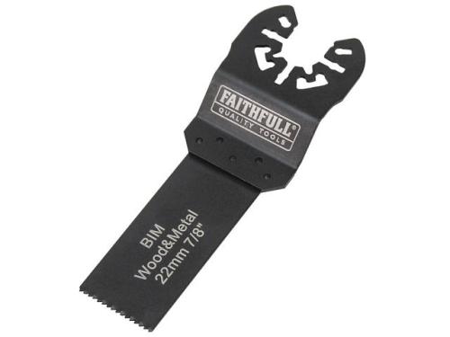 FAIMFWM22B Multi-Functional Tool Flush Cut Wood/Bi-Metal Blade 22mm (Pack 5)