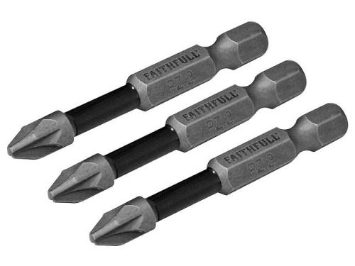 FAISBPZ2150I Pozidriv Impact Screwdriver Bits PZ2 x 150mm (Pack 3)