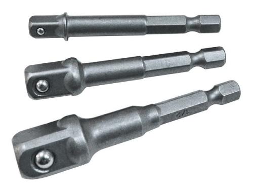 FAISBSOCDRIV Hex to Square Drive Adaptor Set, 3 Piece