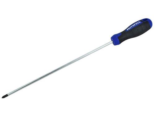 FAISDPZ2L Soft Grip Screwdriver Pozidriv Tip PZ2 x 250mm Long Reach.