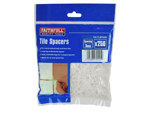 FAITLSP2250 Tile Spacer Long Leg 2mm (Bag 250)