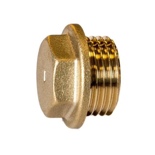 3/8" BRASS FLANGED PLUG