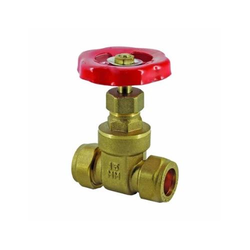 Brass Gate Valve 28mm WRAS