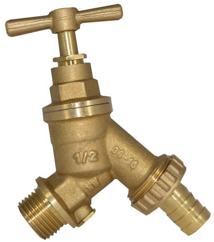 DZR Brass Hose Union bibcheck