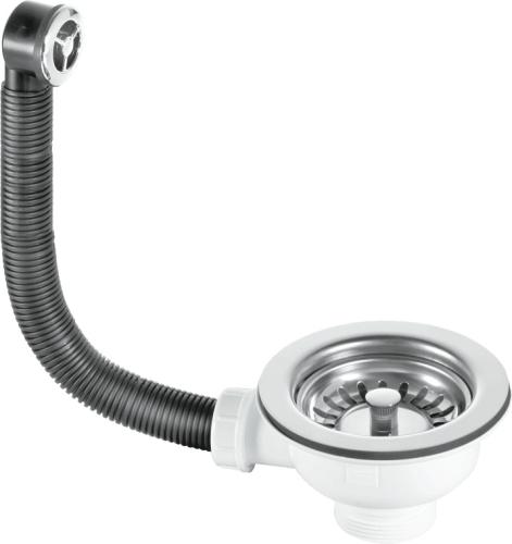 McA basket strainer waste SS