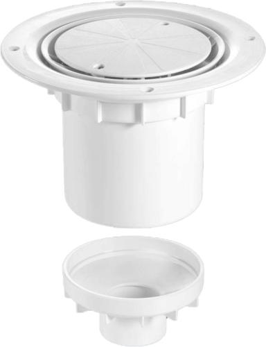 Trapped vertical outlet gulley w