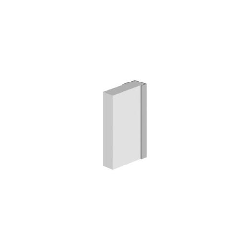 CLASSIC - Type C - End Cap - Aluminium Extrusion - Satin Anodised - 2450mm Long
