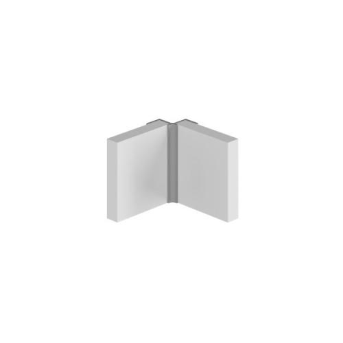 CLASSIC - Type A - Internal Corner - Aluminium Extrusion - White - 2450mm Long