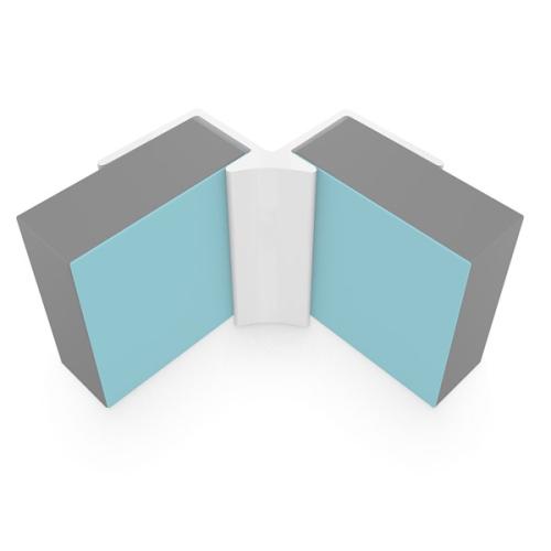 Economy 3mm Type J-Internal Corner White 2450mm