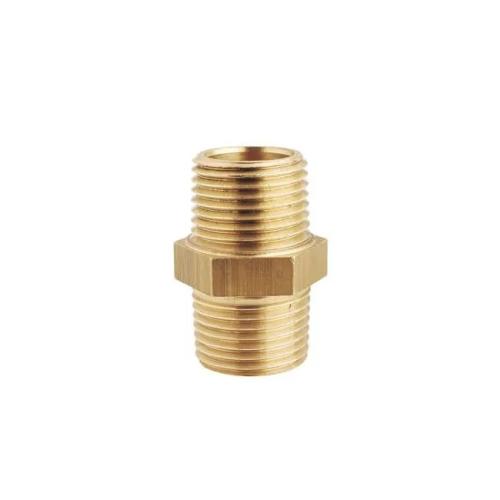11/2" BRASS HEX NIPPLE