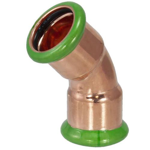 PRESSFIT GAS 22mm OBTUSE ELBOW