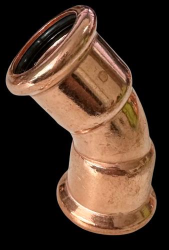 PRESSFIT WATER 15mm 45 Degree