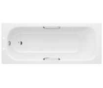 Steel Single End 1700x700x500mm 2TH Bath with Grips & Anti-slip