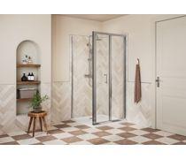 700mm Bi-fold Door - Chrome