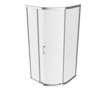 800mm 1 Door Quadrant - Chrome