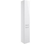 350mm Floor Standing 2 Door Tall Unit - White Gloss