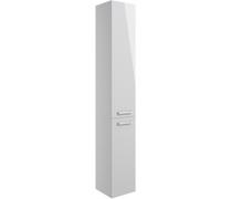 350mm Floor Standing 2 Door Tall Unit - Grey Gloss