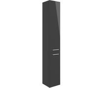 350mm Floor Standing 2 Door Tall Unit - Anthracite Gloss
