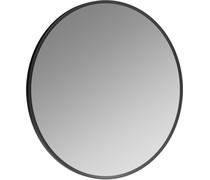 500mm Round Mirror - Matt Black