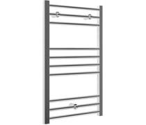Straight 30mm Ladder Radiator (600x800x30mm) - Chrome