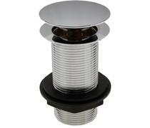 Unslotted Mushroom Basin Waste (1 1/4") - Chrome