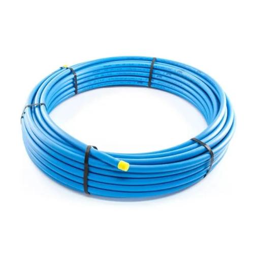 Blue MDPE Pipe Coil - 25m x 20mm