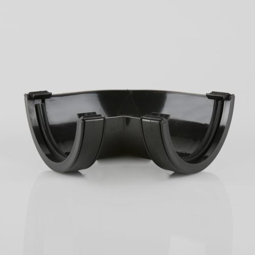 120° Gutter Angle Roundstyle Black