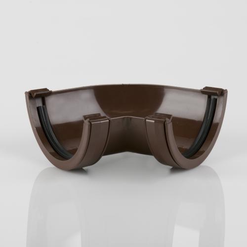 120° Gutter Angle Roundstyle Brown