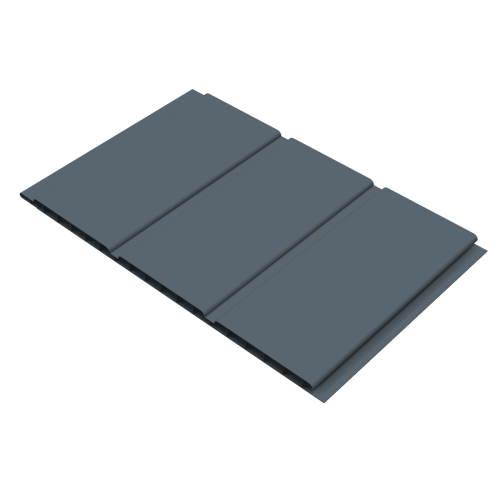 300mm Hollow Soffit x 5m Colourmax Dark Grey