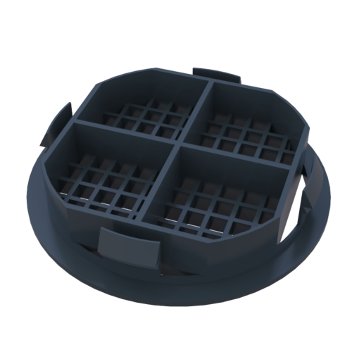 Circular Soffit Vent Colourmax Anthracite