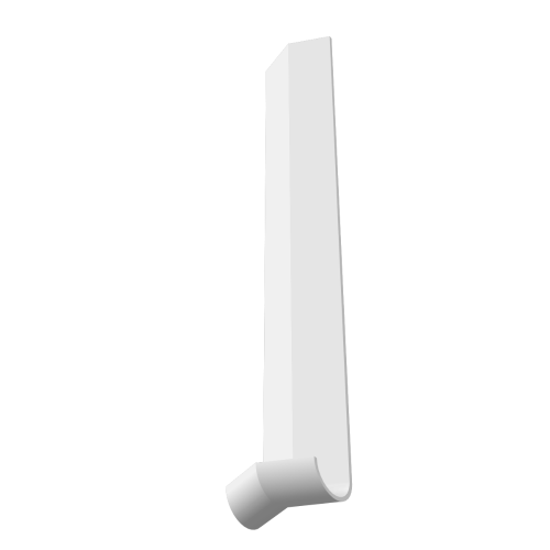 135° Bullnose Internal Corner White